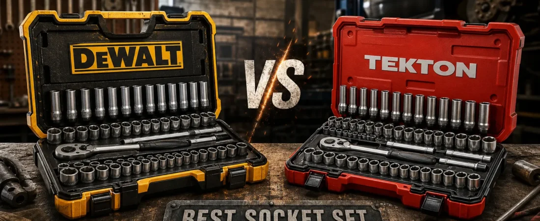 DeWalt vs. Tekton: Best Socket Set for Home Mechanics