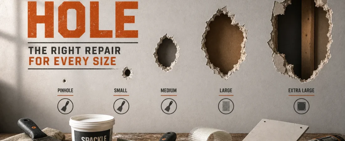 Fix a Hole in Your Wall: The Right Repair for Every Size